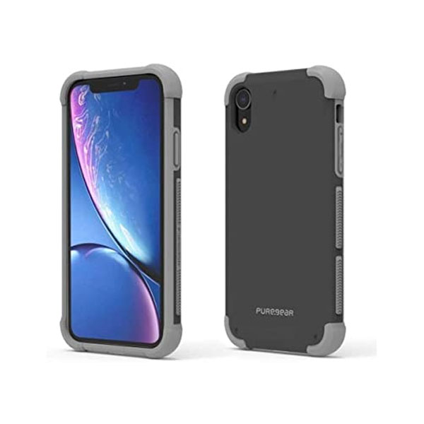Funda iPhone XR Dualtek Pure Gear Grado Militar Uso Rudo Negro