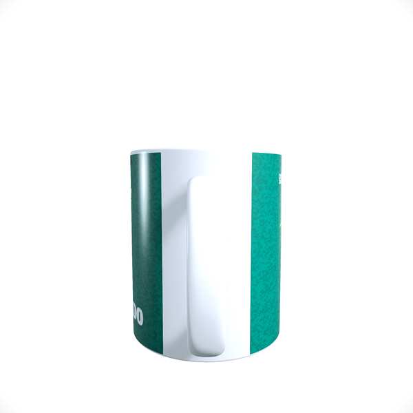 TAZA BLANCA CAMISETA  LEON