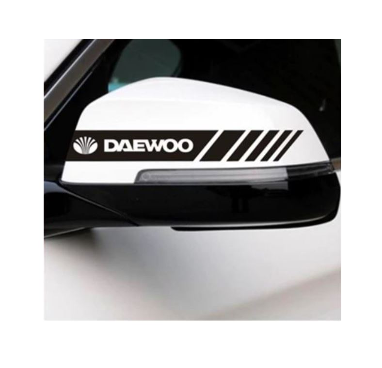 sticker para retrovisores daewoo