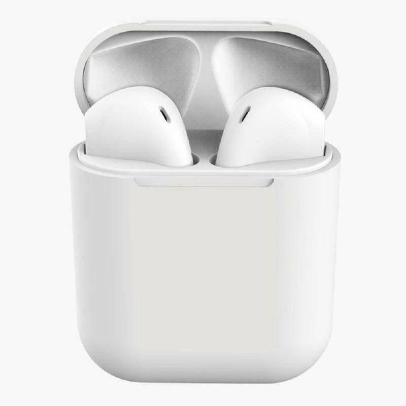 Audífonos In-ear Inalámbricos i12 Tws inPods 12 Macaron Blanco