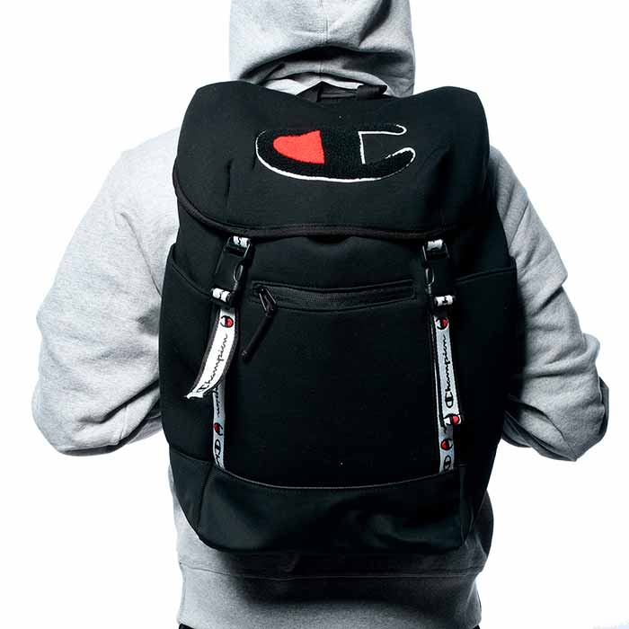 Mochila Champion Unisex Ajustable Negro 25180608116BLK