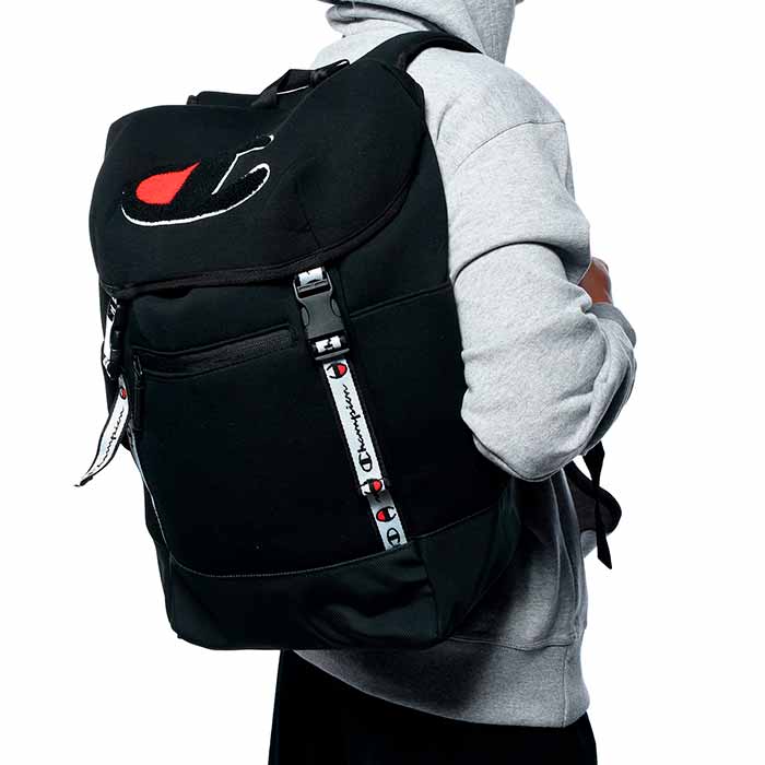 Mochila Champion Unisex Ajustable Negro 25180608116BLK