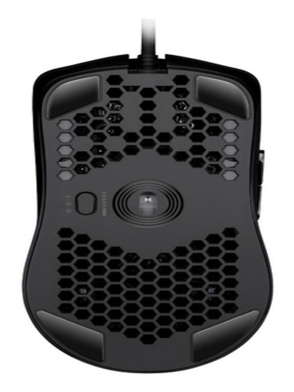 Mouse Gamer Ultra Ligero Rgb Usb Optico Game Factor Negro