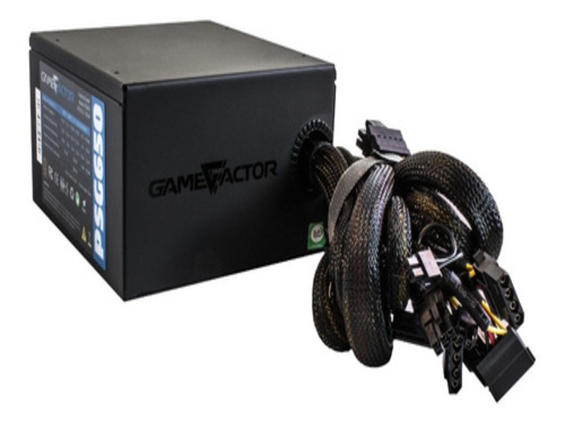 Fuente De Poder Pc 650w 80 Plus Certificada Atx Game Factor Nueva Sellada Proteccion Multiple