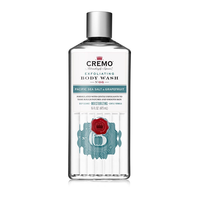 Body Wash 16oz. Cremo Pacific Sea Salt & Grapefruit