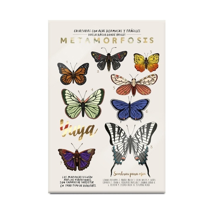 Paleta de Sombras Metamorfosis Yuya