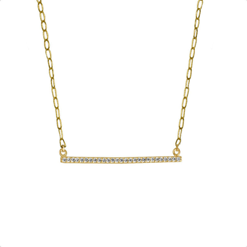 Hermosa Gargantilla Oro 10k Linea   VAROURO | Collar Amor + Estuche