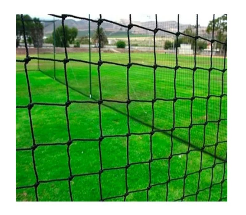 Malla red perimetral de porteria footbol voleybol 8x1m Cuadro de 10x10cm