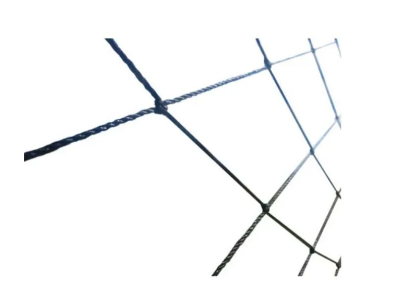 Malla red perimetral de porteria footbol voleybol 8x25m Cuadro de 10x10cm