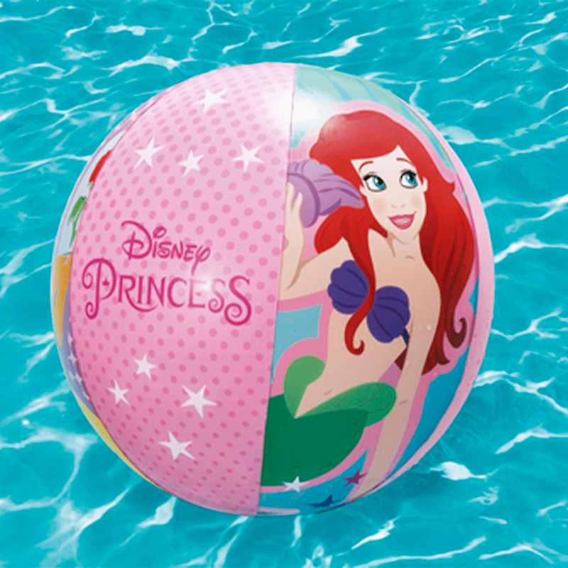 Pack 12 pz Pelotas de Playa Princesas Disney Rosa Plástico Resistente 