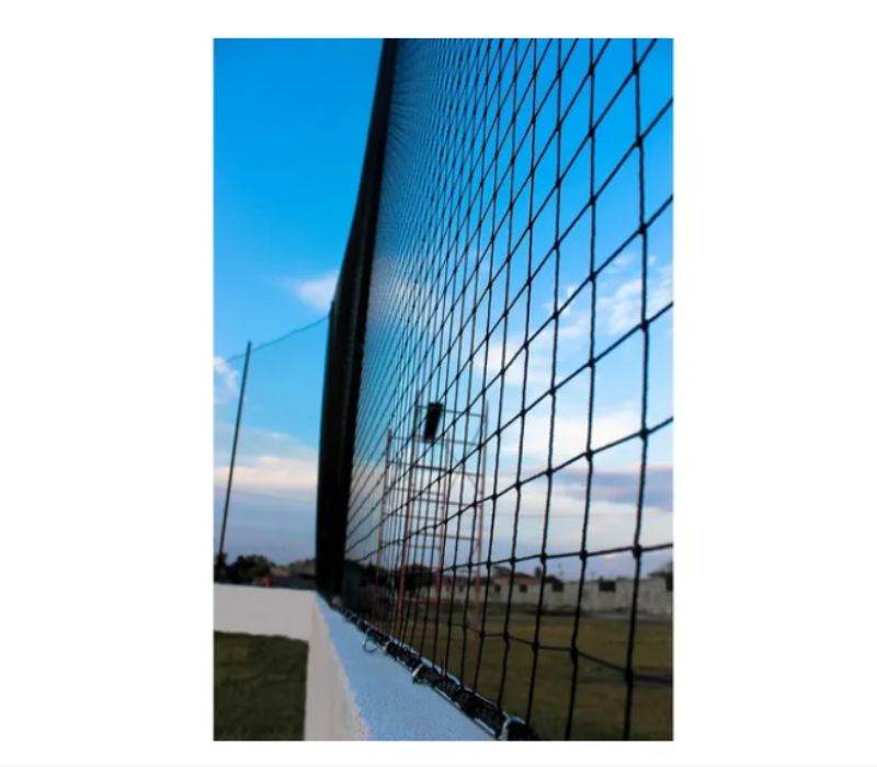 Malla red perimetral de porteria footbol voleybol 8x60m Cuadro de 10x10cm