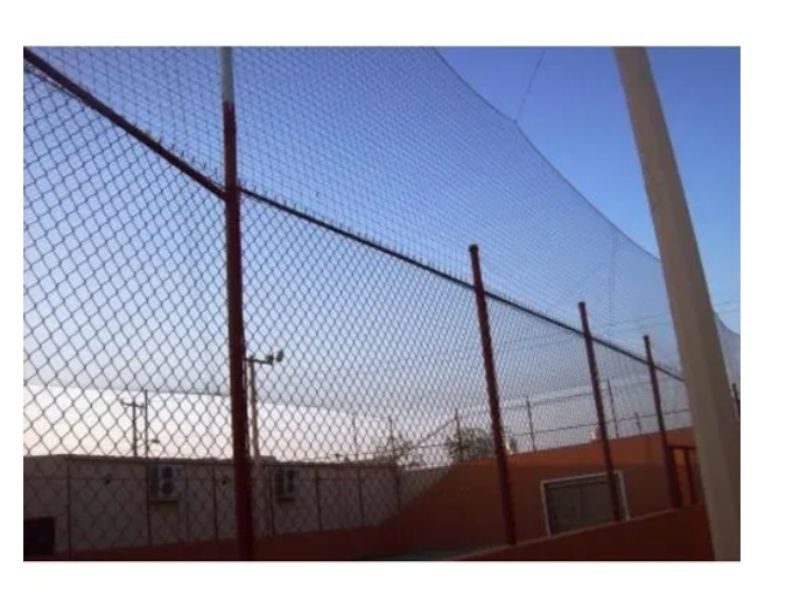 Malla red perimetral de porteria footbol voleybol 8x70m Cuadro de 10x10cm