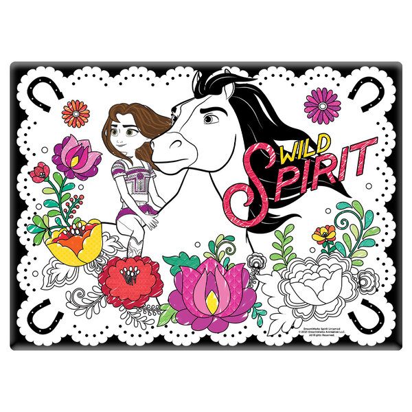 ROMPECABEZAS ATERCIOPELADO PARA COLOREAR SPIRIT