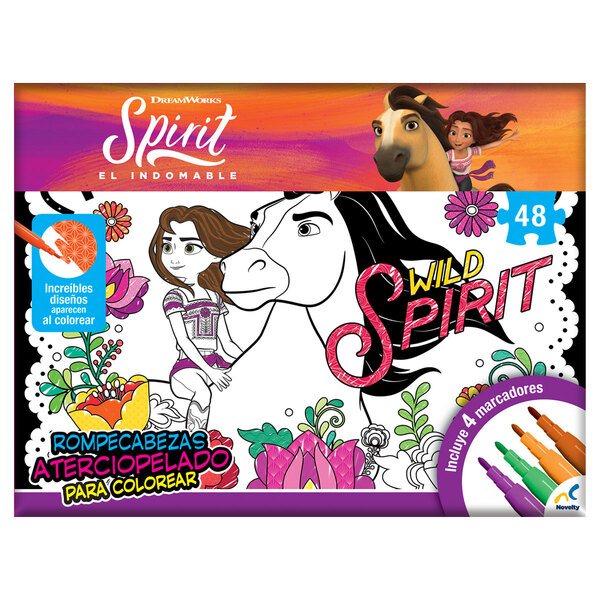 ROMPECABEZAS ATERCIOPELADO PARA COLOREAR SPIRIT
