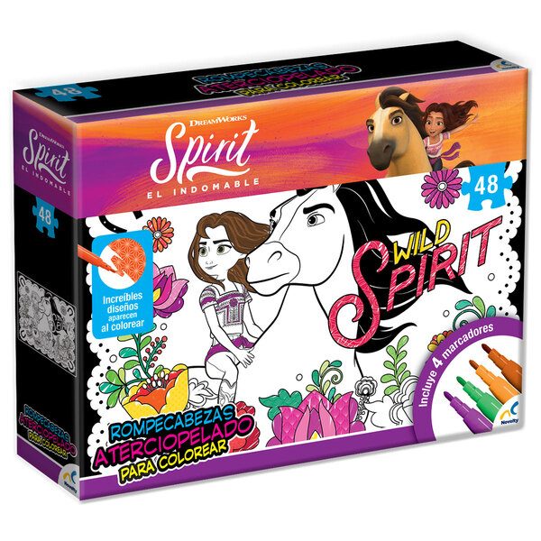 ROMPECABEZAS ATERCIOPELADO PARA COLOREAR SPIRIT
