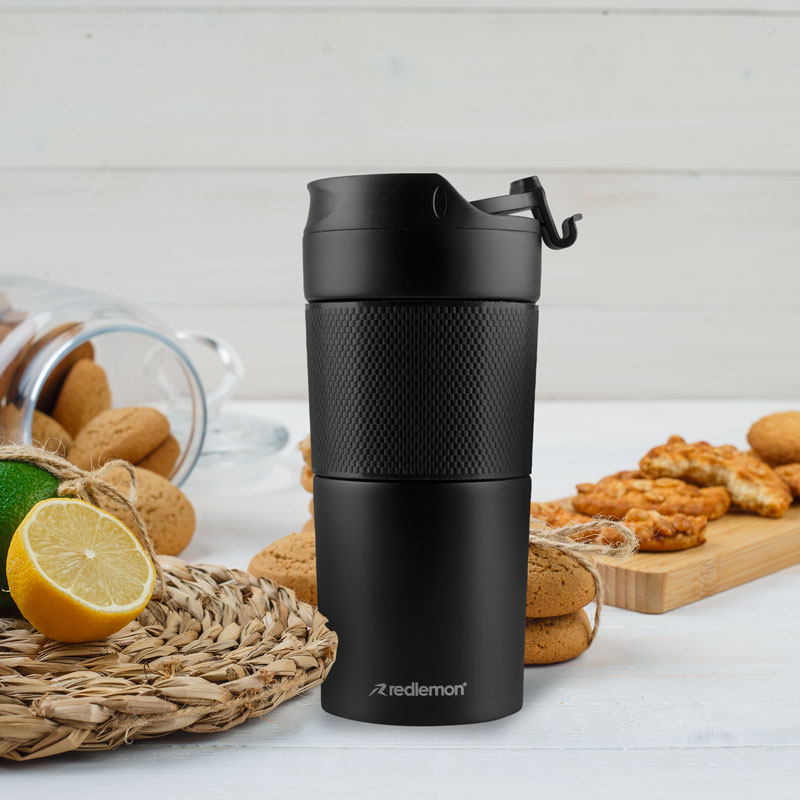 Termo para Café con Prensa Francesa 350 ml Redlemon