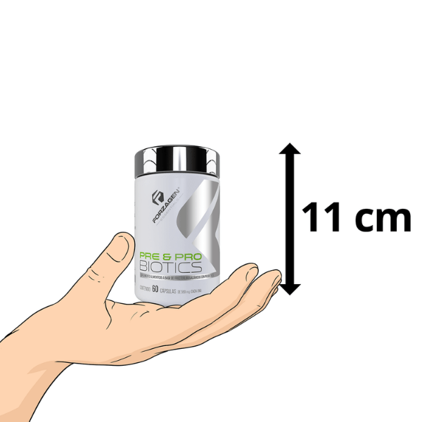 Prebioticos y Probioticos regenera la flora intestinal 10 billones UFC | Pre&Probiotics Forzagen - 60 capsulas