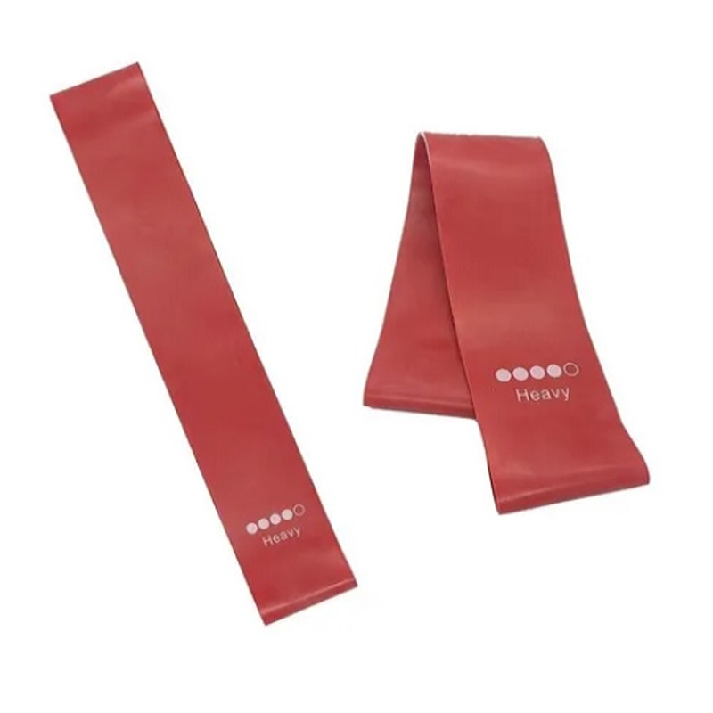 Ligas De Resistencia Banda Para Ejercicio Yoga Crossfit Nivel-Resistencia 4 color Rojo B