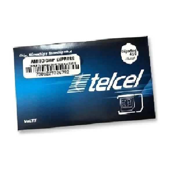 Chip Telcel 4g Con 7 Días De Servicio Con Whatsapp Ilimitado