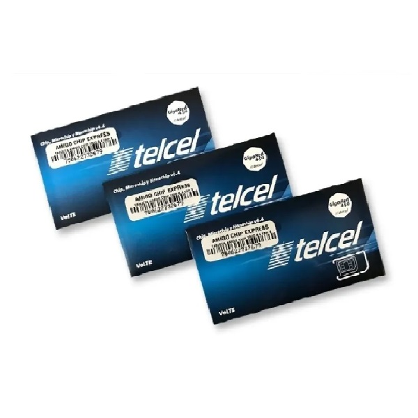 Chip Telcel 4g Con 7 Días De Servicio Con Whatsapp Ilimitado