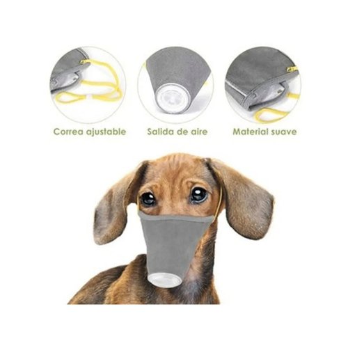 Cubrebocas Bozal Perro Mascota Protección