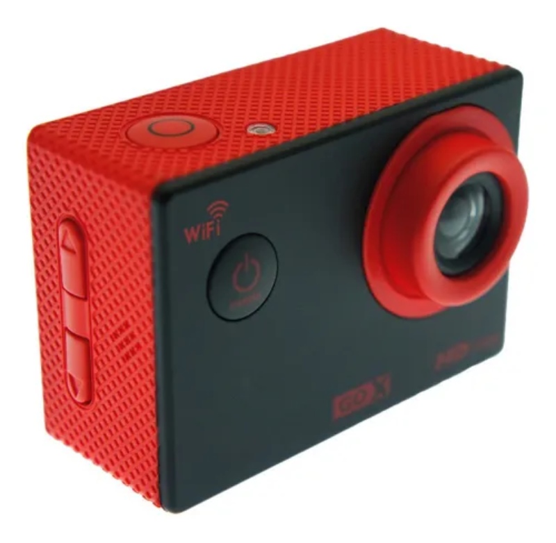 Cámara De Acción Sumergible 1080p 30fps con WiFi 8mp Go Xtreme GX8W Con 20 Accesorios