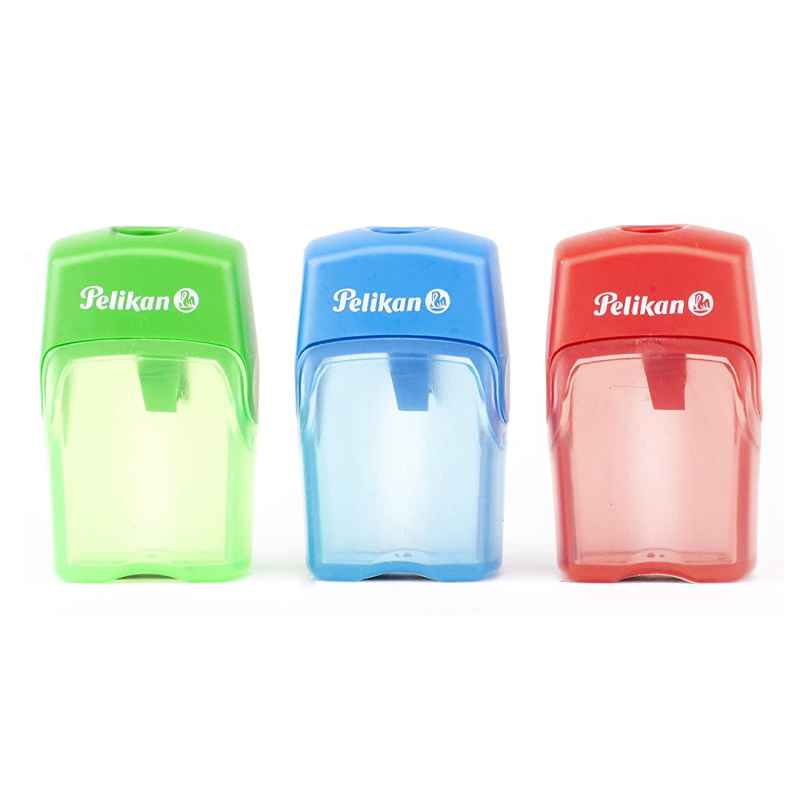 Sacapuntas Pelikan 1 Orificio Caja De 12 Pzas Ideal Para Oficina Trabajos Escolares