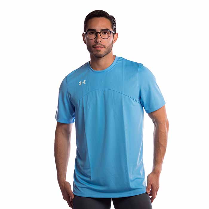 Playera Under Armour Hombre Azul Golazo Jersey Gym Training 1259613475.