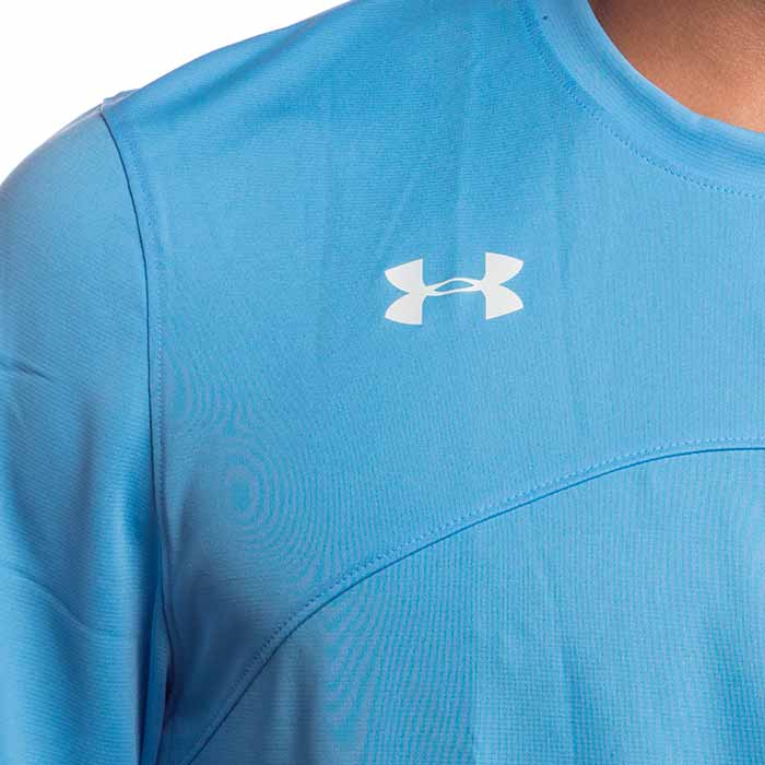 Playera Under Armour Hombre Azul Golazo Jersey Gym Training 1259613475.