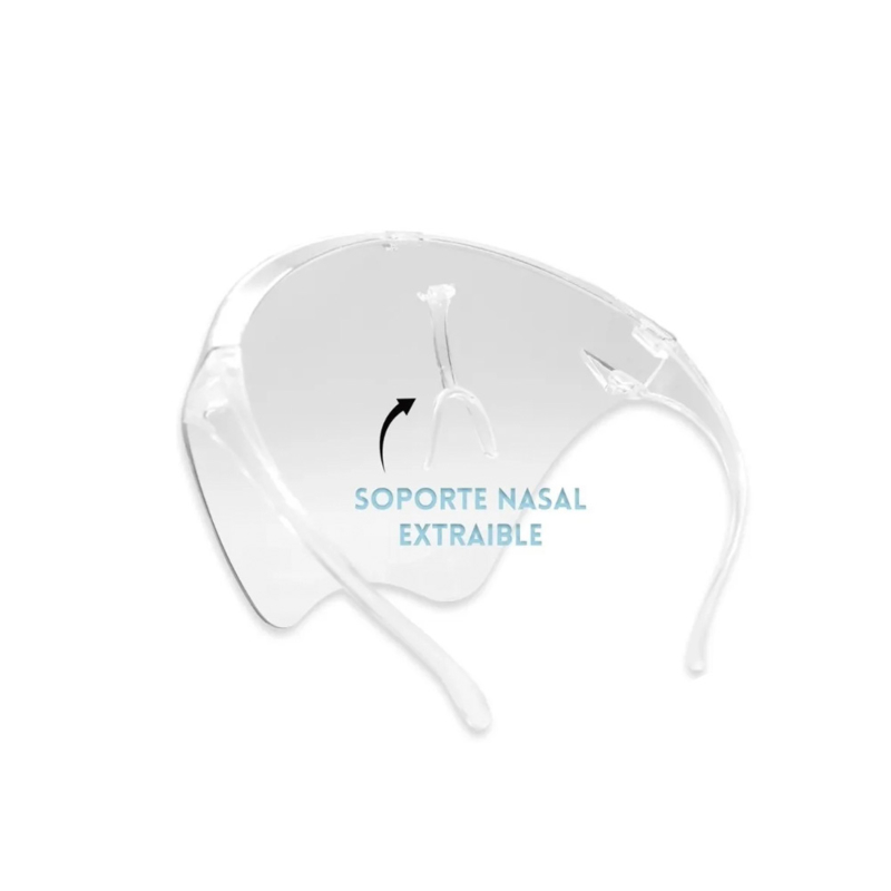 Careta Facial Protector de Policarbonato con Funda