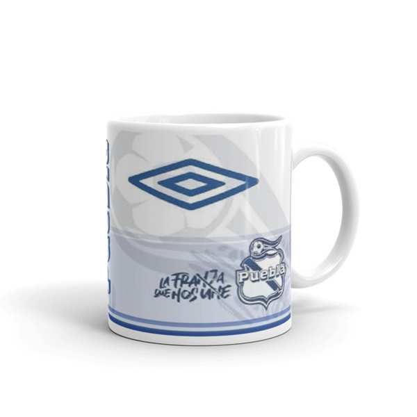 TAZA BLANCA FUTBOL PUEBLA FONDO BLANCO