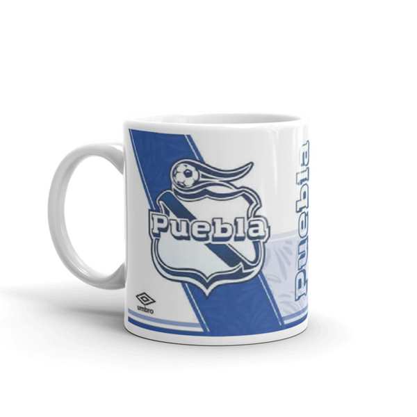 TAZA BLANCA FUTBOL PUEBLA FONDO BLANCO
