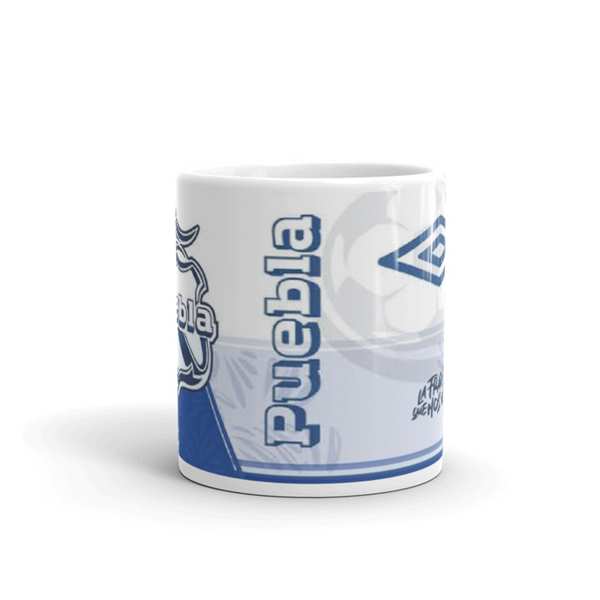 TAZA BLANCA FUTBOL PUEBLA FONDO BLANCO