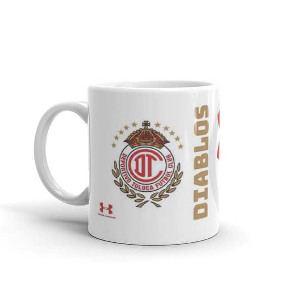 TAZA BLANCA FUTBOL TOLUCA FONDO BLANCO