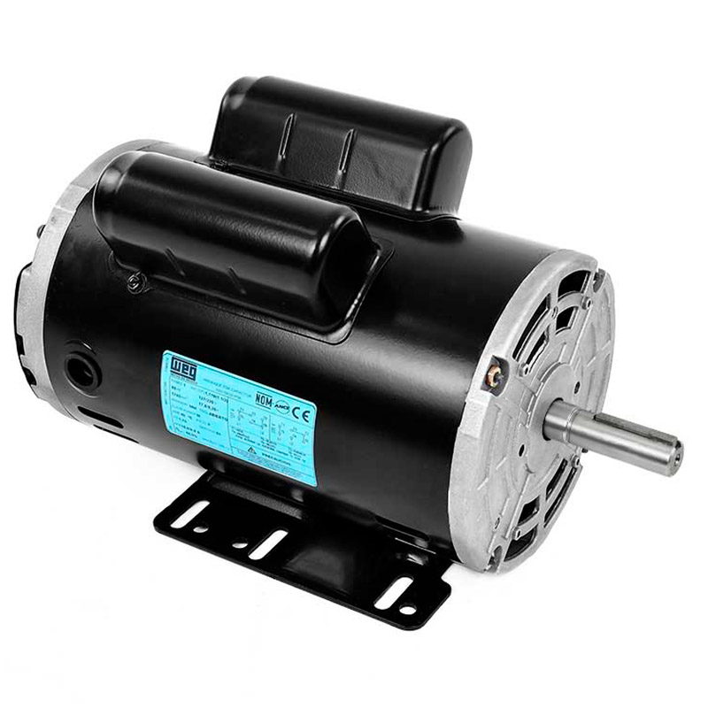 Motor Eléctrico Weg Bifásico 1.5 Hp En Alta Con Cuñero 110/220V
