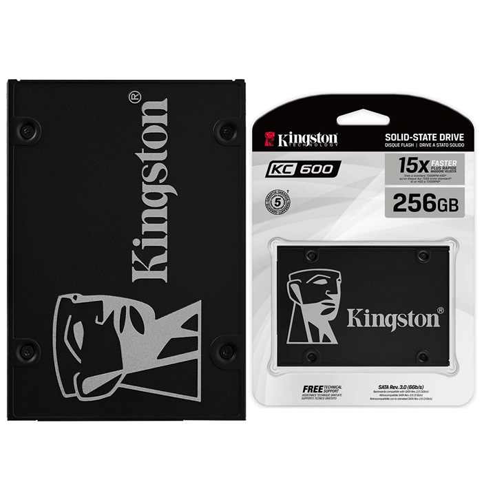 Unidad Estado Solido SSD 256GB Kingston KC600 SKC600/256G.