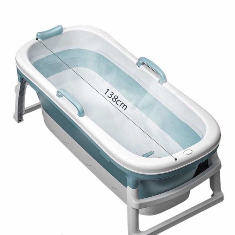 Tina adulto, plegable, SPA para adultos color azul