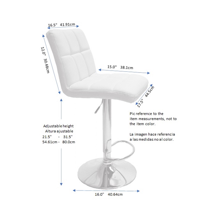 Set dos Bancos 335B Gris en piel sintetica de Poliouretano diseño cuadriculado para barra de altura Ajustable giratorio con Posapie y base redonda