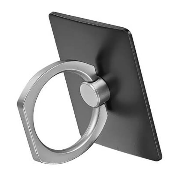 Soporte Dedos Cuadrado Celular Negro