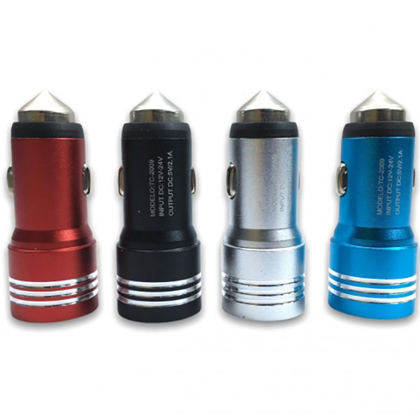 Cargador para automóvil de chupón