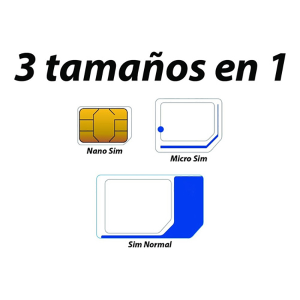 Adaptador Nano Micro Sim Card Chip Celular C/ Llave