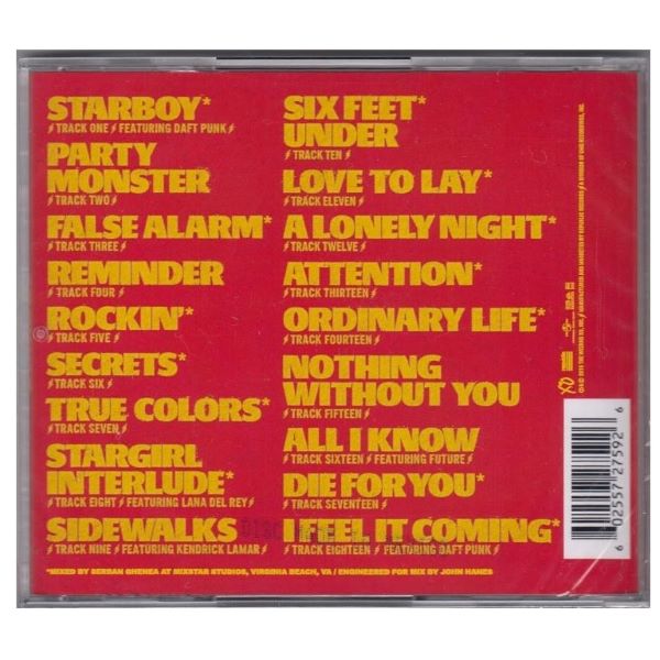 CD The Weeknd ~ Starboy