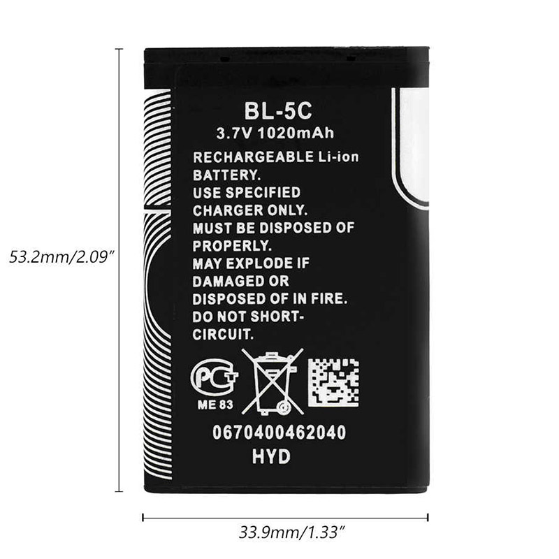 Batería Bocina BL5C de 300 mAh