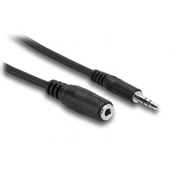 Cable Extensión Auxiliar Estéreo Macho a Hembra 3.5mm 3m