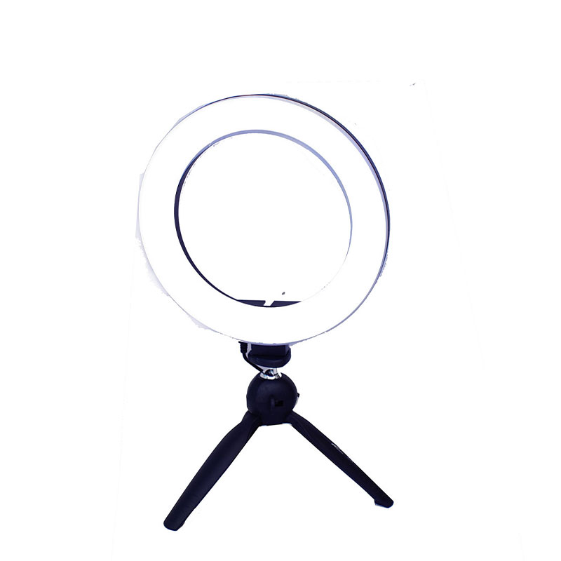 Aro De Luz Led Con Luz Amarilla Y Blanca Portatil