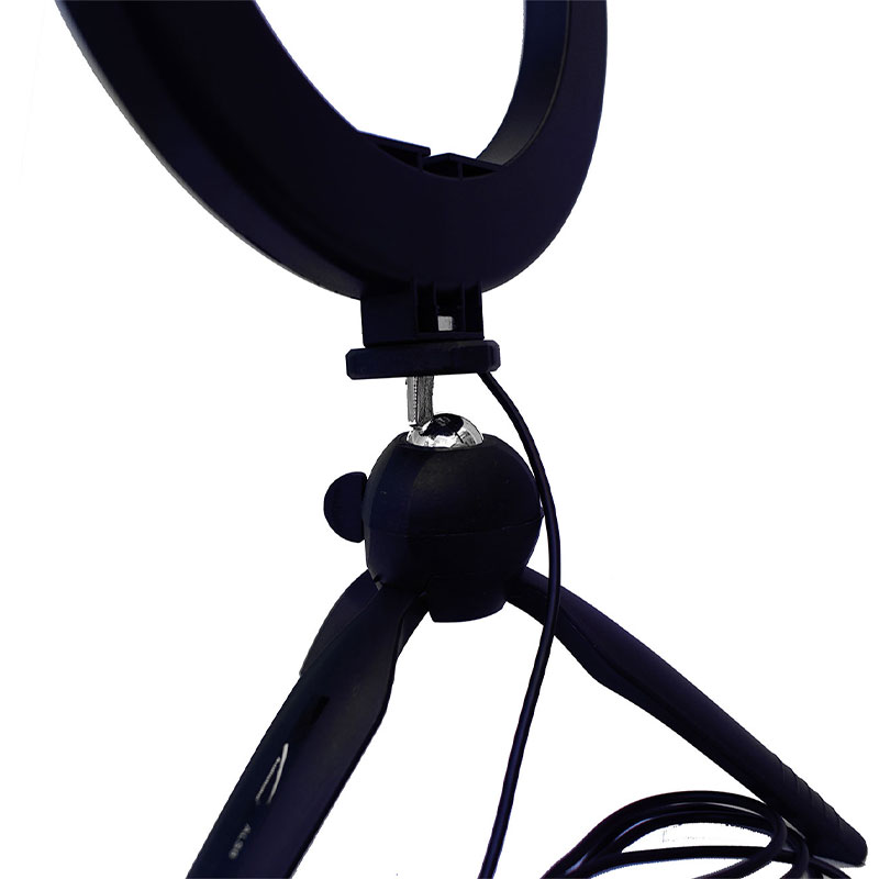 Aro De Luz Led Con Luz Amarilla Y Blanca Portatil