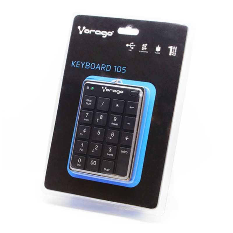 Teclado Numerico Usb Portatil Pc Laptop Kb-105 Vorago