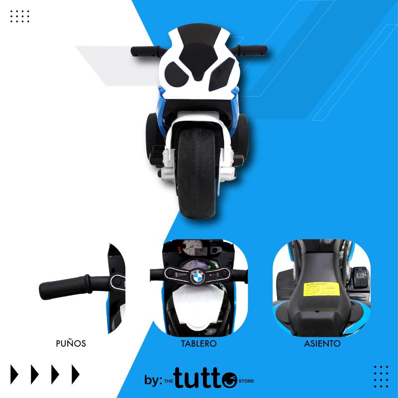 MONTABLE MOTOCICLETA ELECTRICA BMW S1000RR 6V AZUL