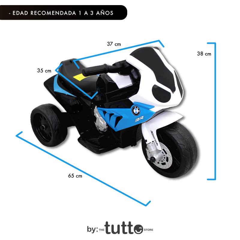 MONTABLE MOTOCICLETA ELECTRICA BMW S1000RR 6V AZUL