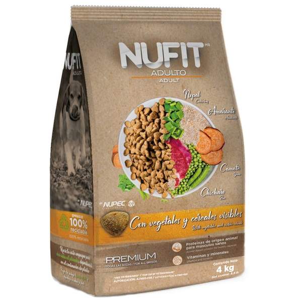 NUFIT Croquetas Premium para Perro Adulto 25 Kg